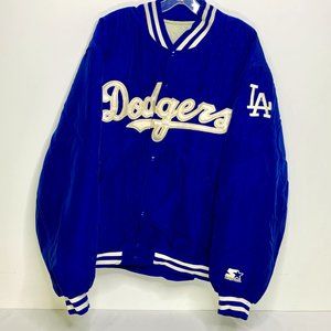 Vintage LA Dodgers Baseball Jacket Starter XL